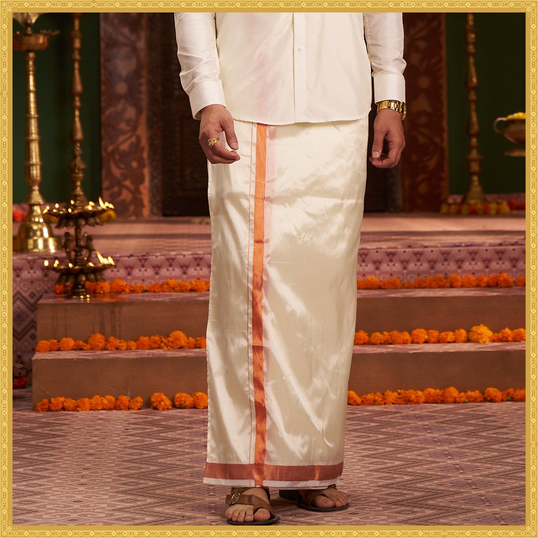Pure Silk Dhoti