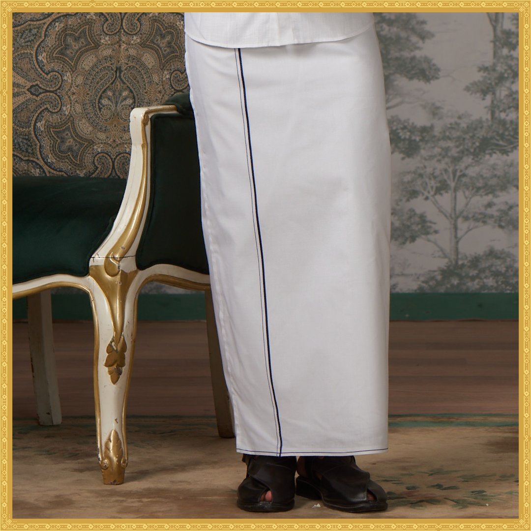 Minister White's Daily Wear Dhoti