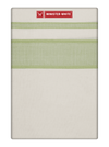 Men's Cotton Kara Light Green Fancy Border Double Layer Dhoti Uppala