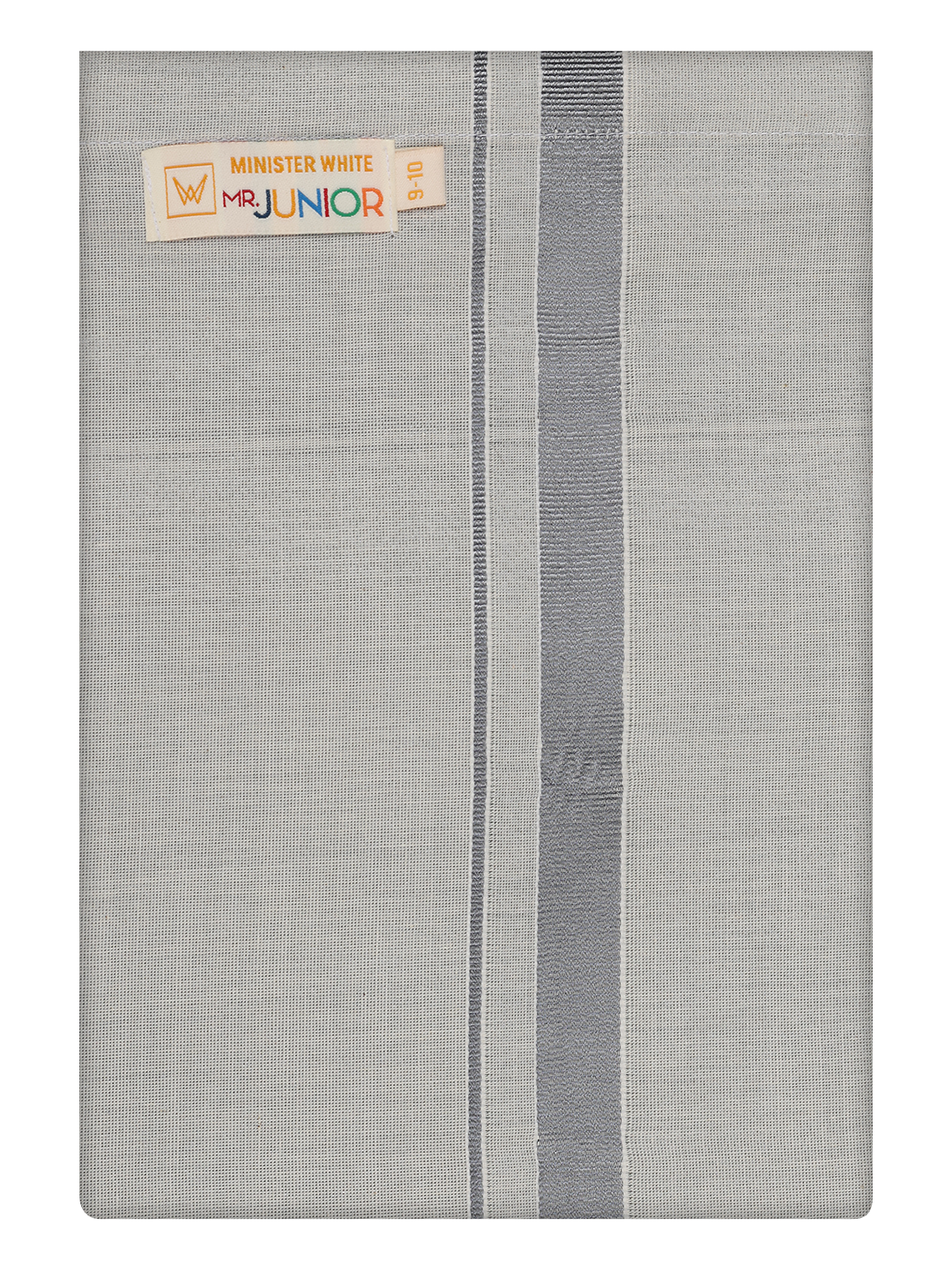 Boys Tissue Grey Colour Dhoti by Minister White