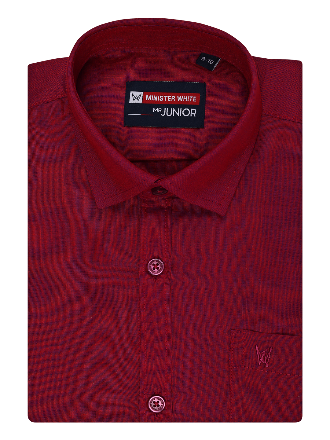 Kids Cotton Magenta Shirt