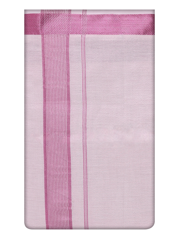 Mens Tissue Stripes Rose Shirt by Minister White