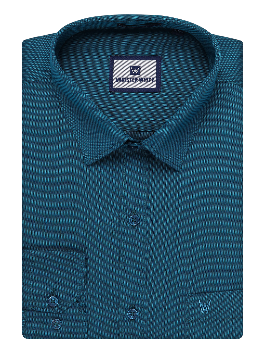 Men's Cotton Steel Blue Shirt Nector