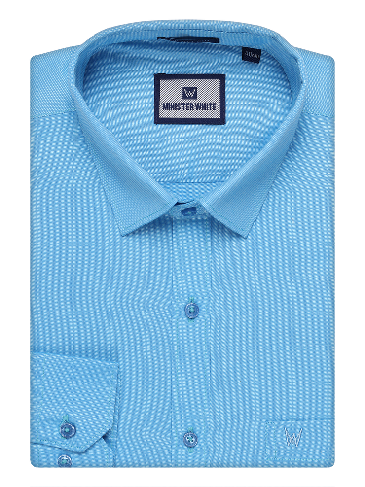 Men's Cotton Sky Blue Shirt Nector