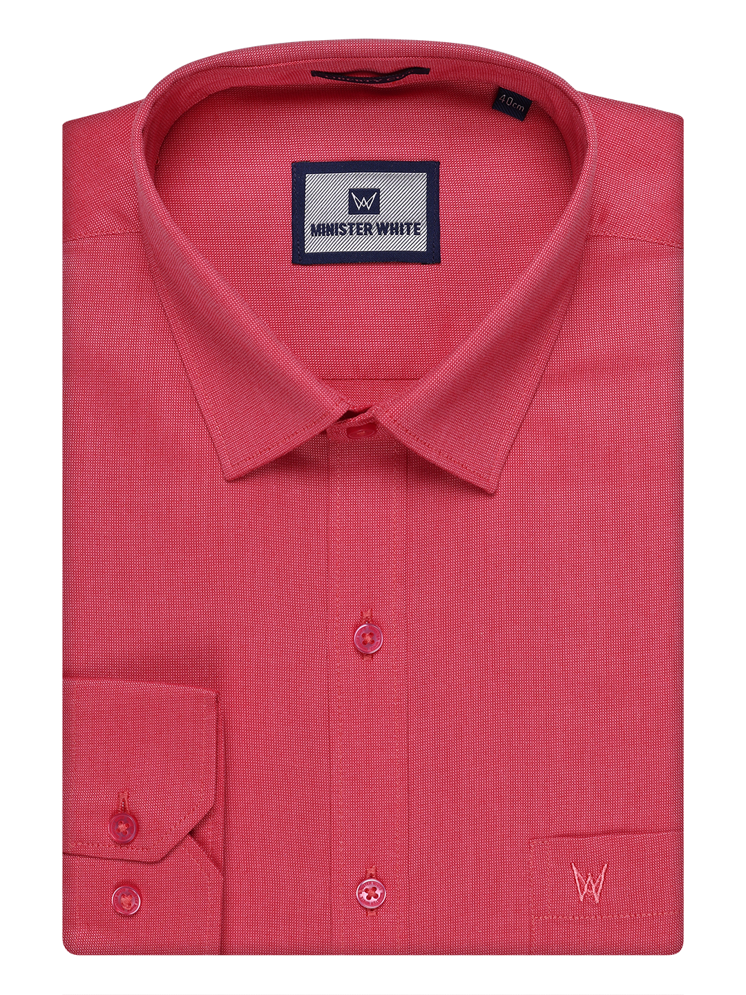 Men's Cotton Dark Pink Shirt Nector