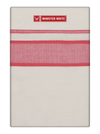 Men's Cotton Kara Light Red Fancy Border Double Layer Dhoti Uppala