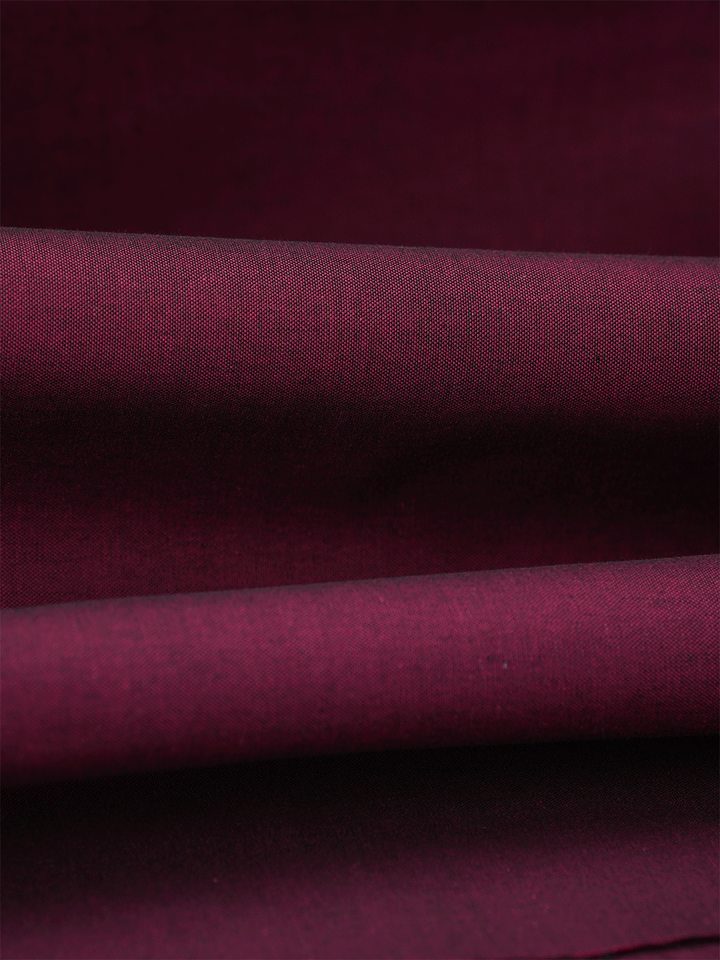 Men's Plain Giza Cotton Maroon Color Shirt Fabric Carmy
