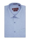 Mens Cotton Regular Fit Sky Blue Colour Shirt Festive