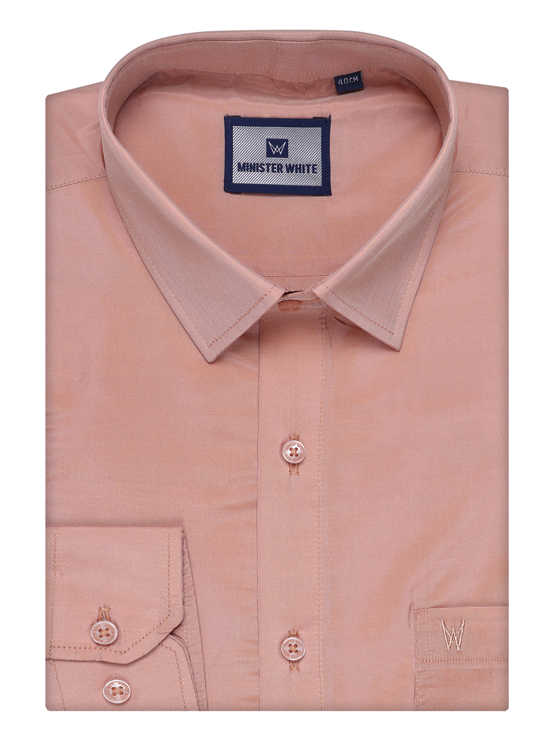 Men's Art Silk Dark Copper Full Sleeves Shirt Finesse