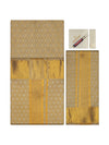 Men's Premium Art Silk Gold Shirt Bit with 2 1/2