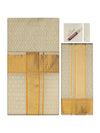 Men's Premium Art Silk Cream Shirt Bit with 2 1/2