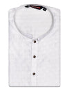 Men’s Cotton White Jacquard Kurta 30035