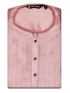 Men’s Blush Pink Cotton Blend Subtle Jacquard Elegance Kurta 30008