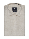 Mens Cotton Beige Colour Regular Fit Shirt Oura