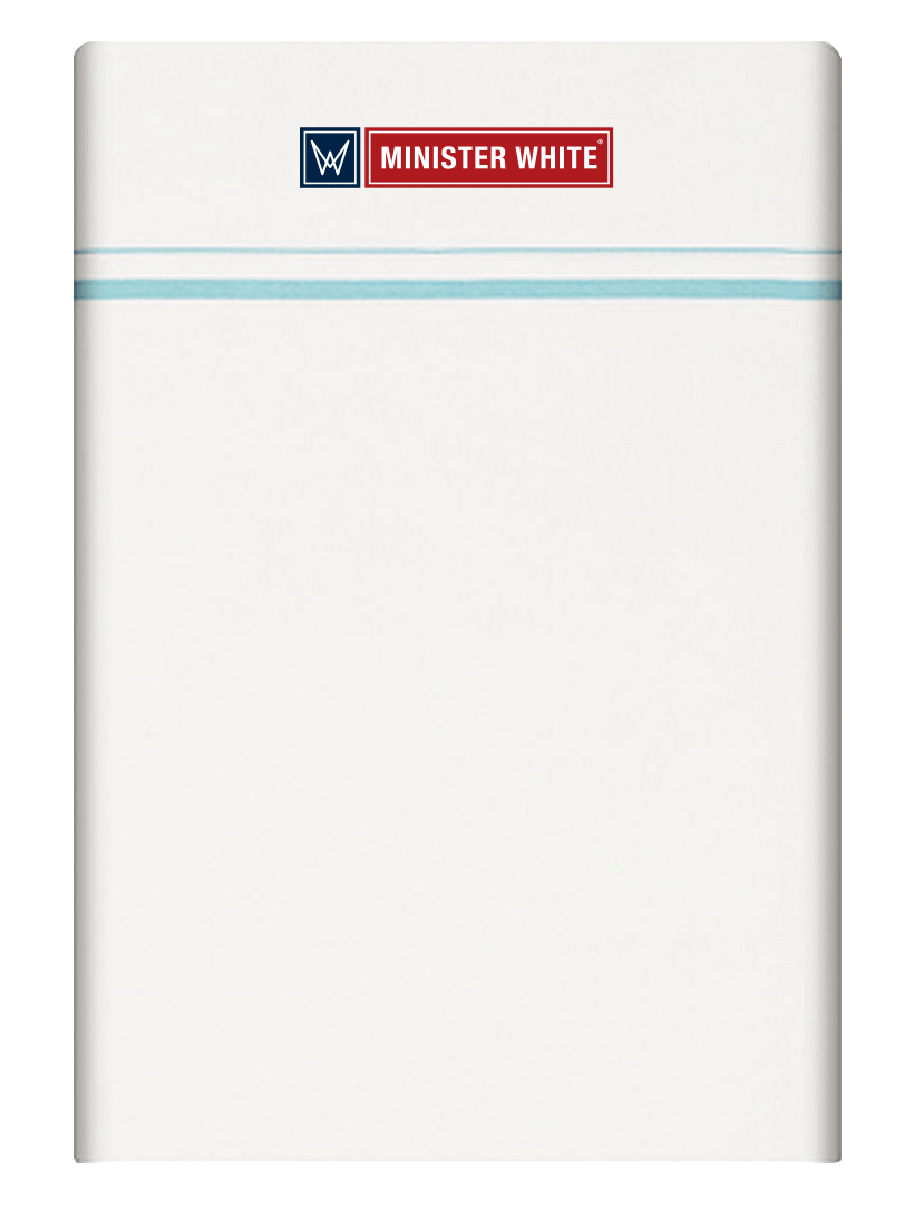 Mens Cotton White Single Layered Small Border Dhoti - Atlanta by Minister White