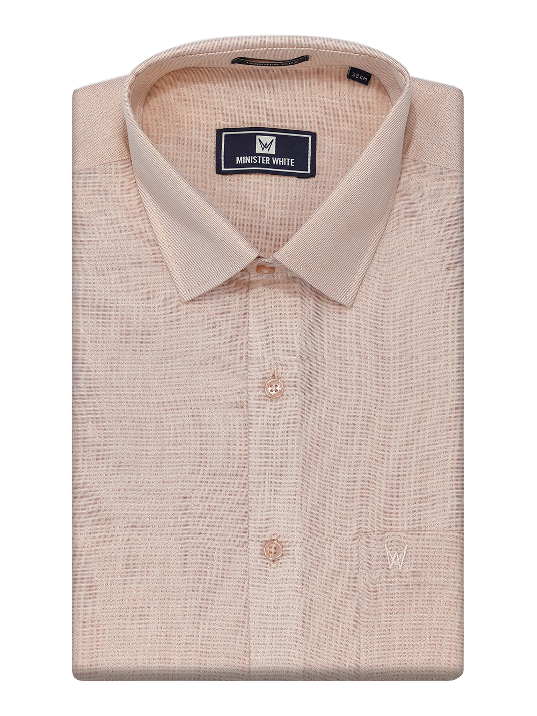 Mens Copper Colour Tissue Shirt by Minister White
