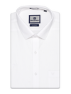 Mens Cotton Smart Fit White Shirt Thunder