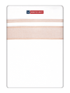 Mens Cotton White Double Layered Dhoti with Sandal Fancy Kara - Empuran
