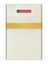 Mens Single Layer Tissue Cream Colour Dhoti with Jari Border- Spartan 60 K