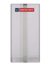 Cotton White Angavastram - Romeo 3/4 Silver