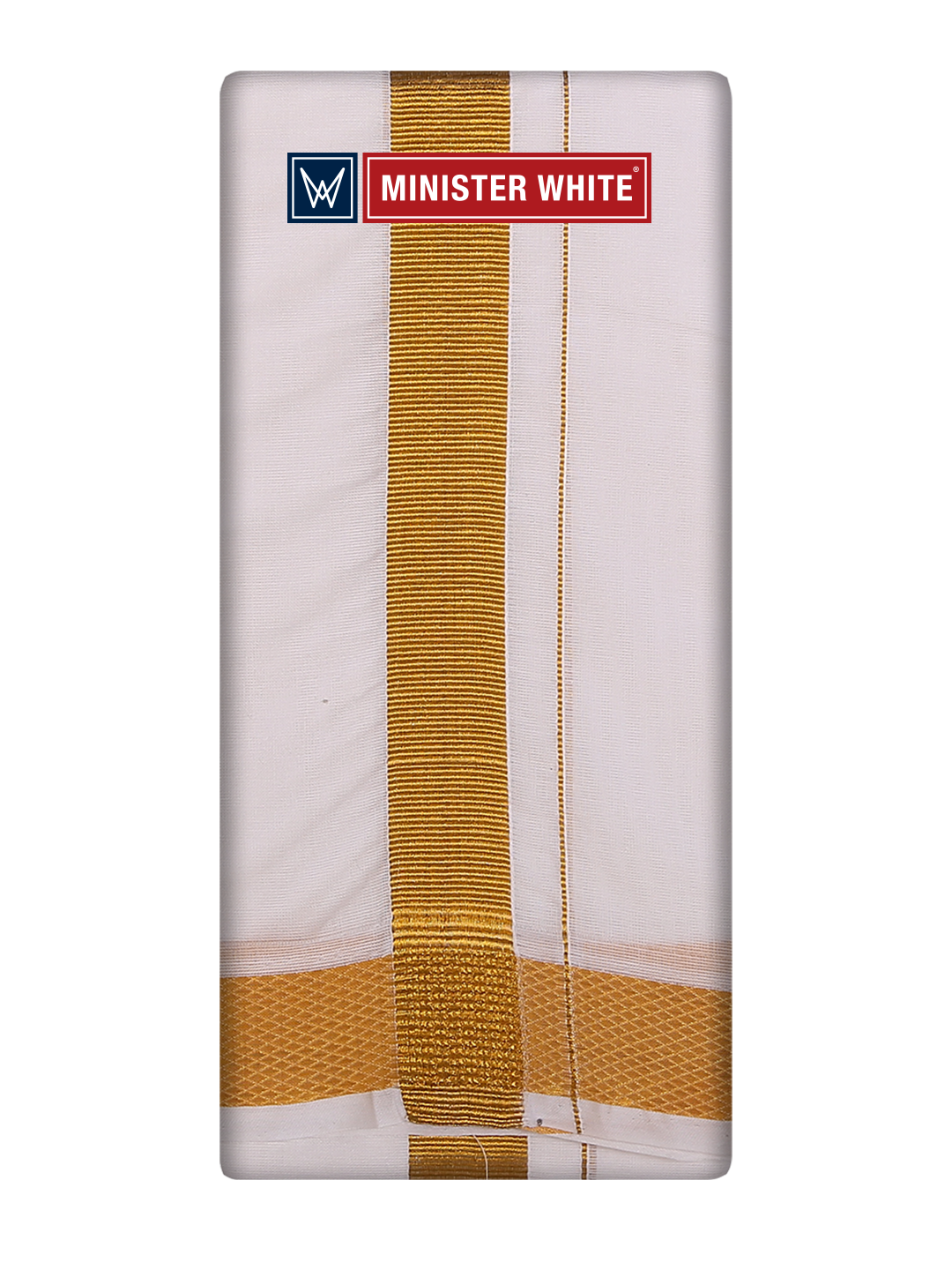 Cotton Cream Angavastram - Udayagiri 100K by Minister White