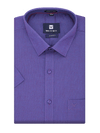 Mens Cotton Regular Fit Purple Colour Shirt Oxford