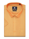 Mens Dupion Satin Regular Fit Gold Yellow Colour Shirt