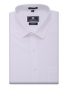Mens Cotton Regular Fit White Shirt Crystal