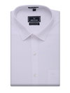 Mens Wrinkle Free Regular Fit White Shirt Musk Magic