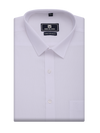 Mens Cotton Regular Fit White Shirt Minister Mono