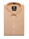 Mens Cotton Gold Colour Regular Fit Shirt Diamond
