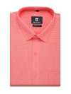 Mens Cotton Regular Fit Coral Colour Shirt Urban Light