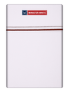Mens Cotton White Single Layered Small Border Dhoti - Topol
