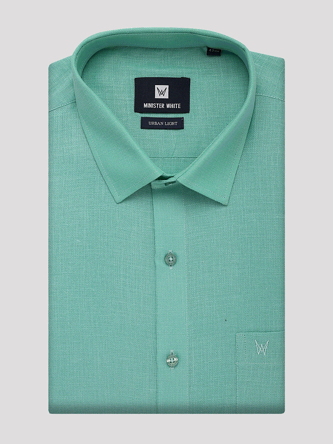 slim fit dress slacks Mens Cotton Regular Fit Mint Green Shirt