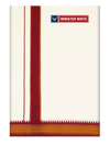 Mens Cotton Cream Double Layered with Mayilkhan Border Dhoti - Chetana