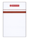 Men’s White Cotton Single Layer Dhoti with Assorted Big Border Raven