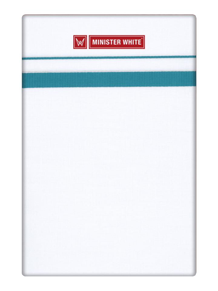 Men’s White Cotton Single Layer Dhoti with Assorted Big Border Raven