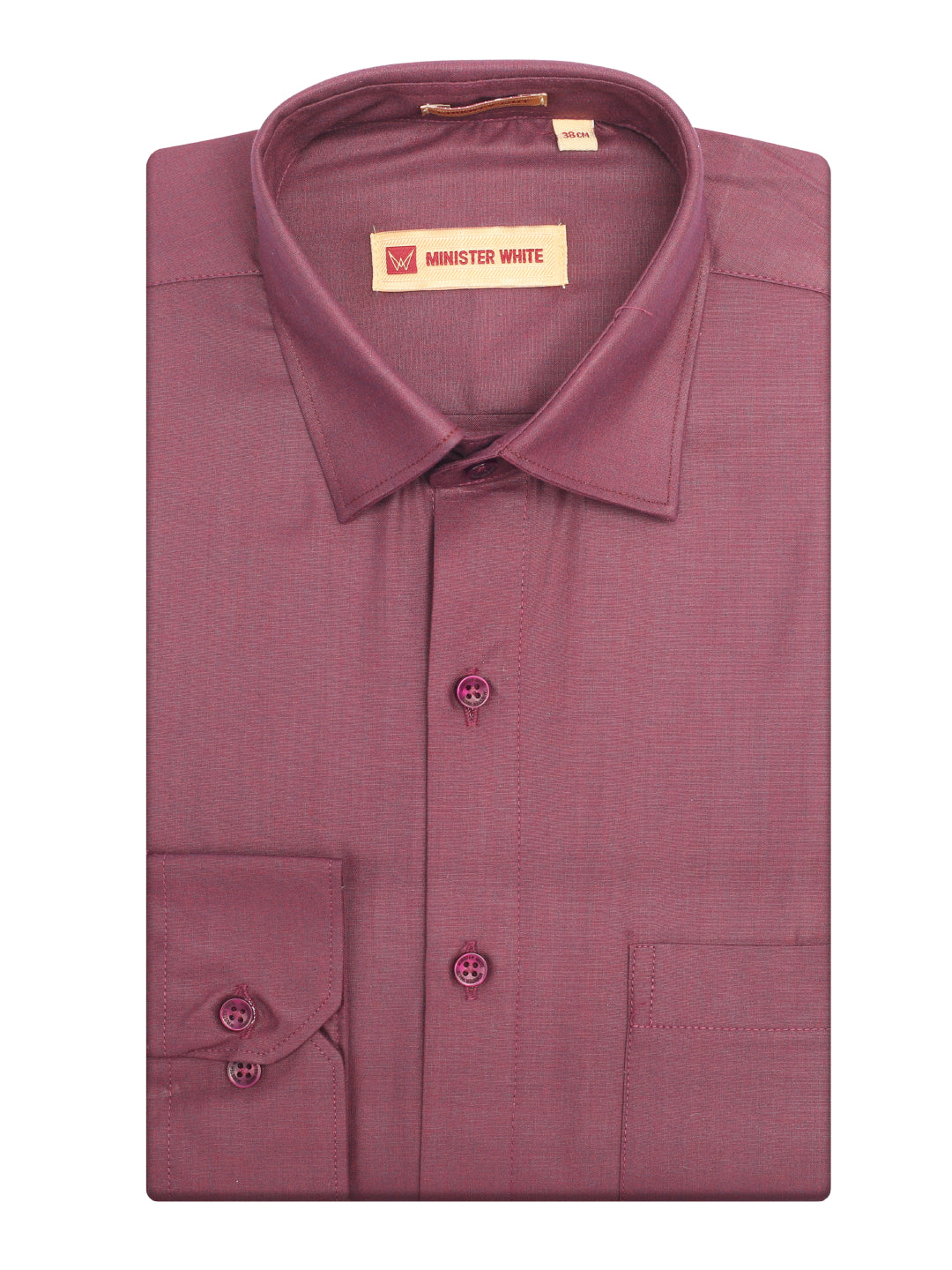 Men's Dark Wine Color Shirt Casper Trends