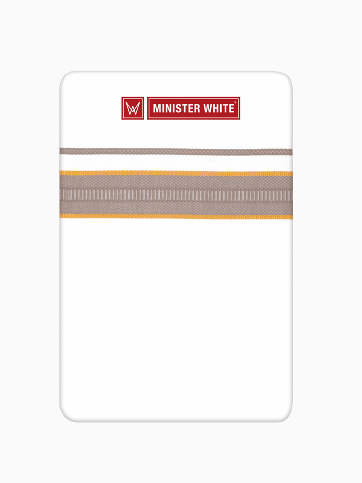 Men’s White Cotton Single Layer Dhoti with Assorted Fancy Border Value Mix