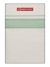 Men's Cotton Kara Pista Green Fancy Border Double Layer Dhoti Tirur