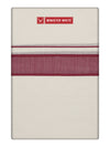 Men's Cotton Kara Burgundy Fancy Border Double Layer Dhoti Tirur