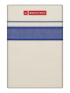 Men's Cotton Kara Blue Fancy Border Double Layer Dhoti Tirur