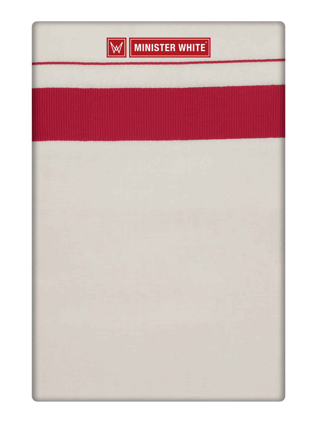 Men's Cotton Kara Light Red Fancy Border Double Layer Dhoti Eranad