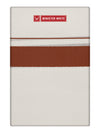 Men's Cotton Kara Coffee Brown Fancy Border Double Layer Dhoti Eranad