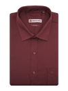 Mens Premium Poly Cotton Regular Fit Maroon Colour Shirt Gloster