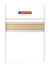 Men's Cotton White Single Layered Dhoti with Gold & Silver Jari Fancy Border - Ferry