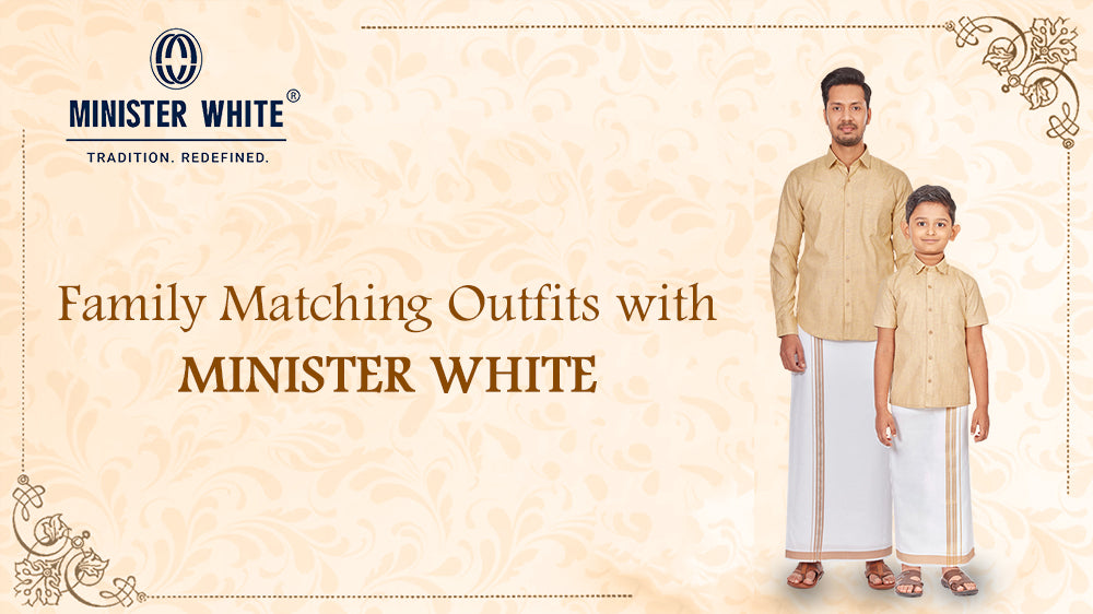 Family Matching Outfits with Minister White