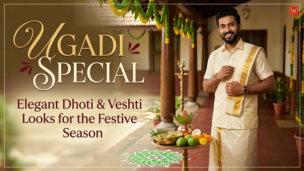 Minister White Ugadi Special Elegant Dhoti & Veshti Looks for the Festive Season
