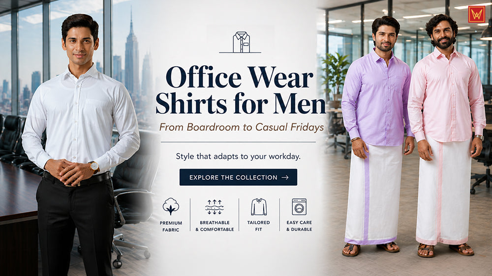 Office Wear Shirts for Men From Boardroom to Casual Fridays