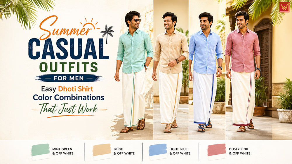 Summer Casual Outfits for Men Easy Dhoti Shirt Color Combinations That Just Work